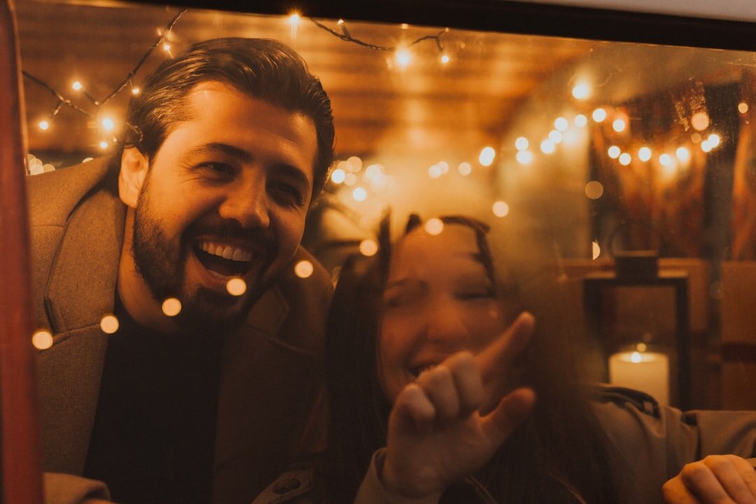couple watching television