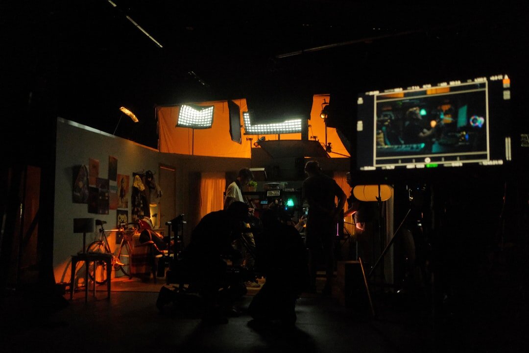 tv studio behind the scenes