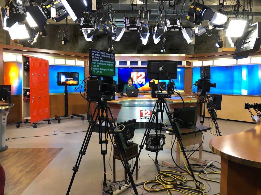television blog setup