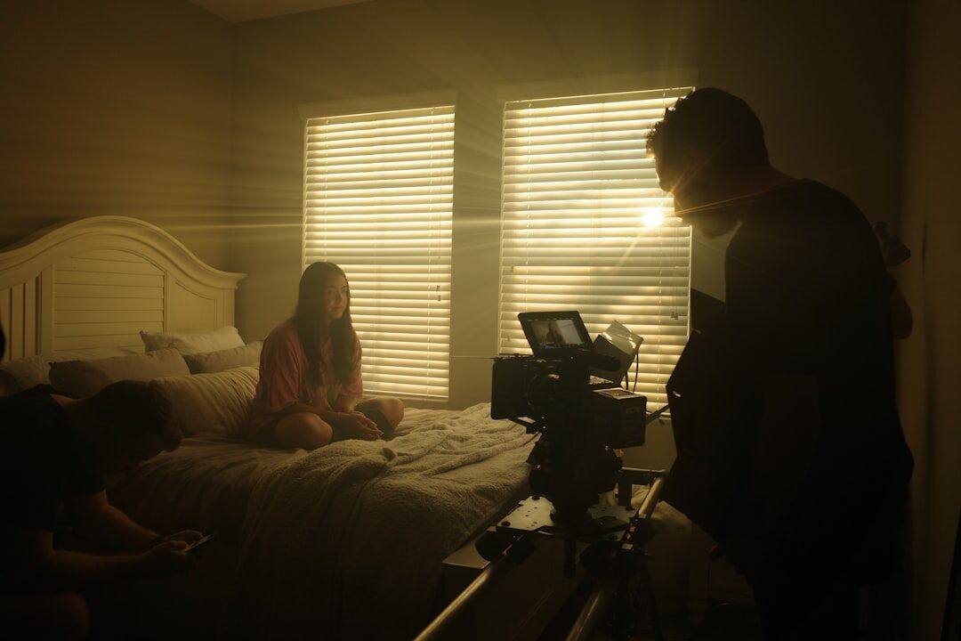dramatic tv scene with tension