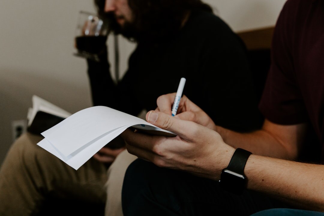 note taking on paper
