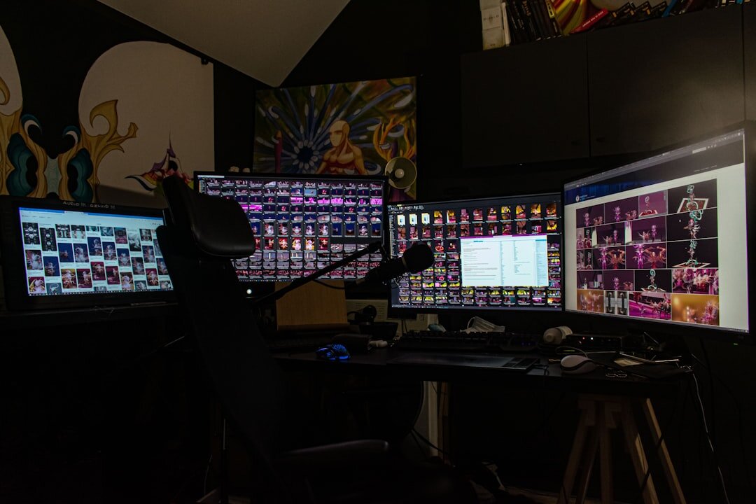 television blog setup