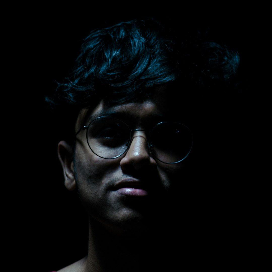 Portrait of a middle-aged portuguese man with glasses