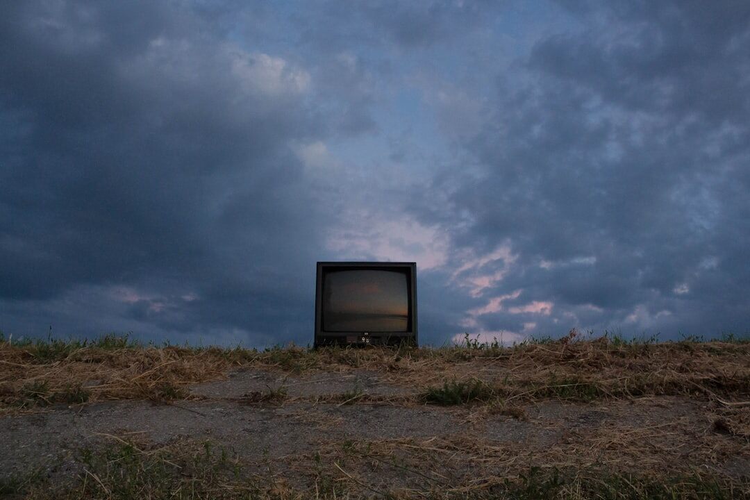 dramatic tv scene